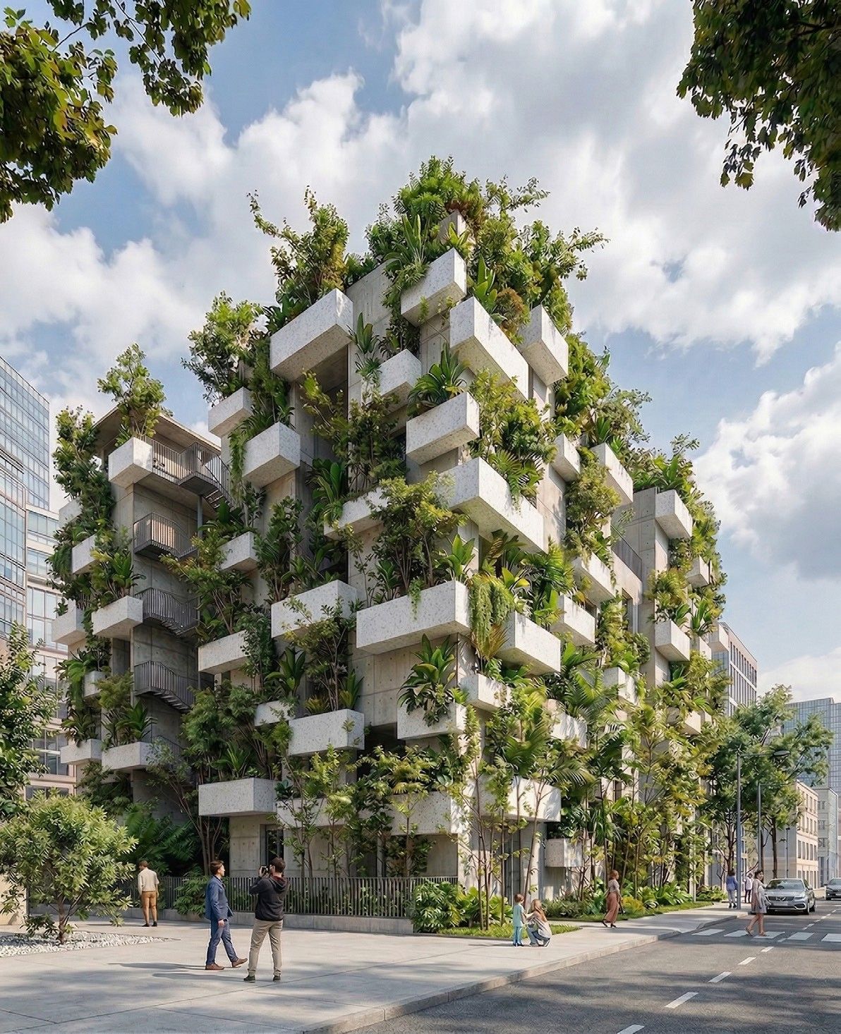 Green Facade Building