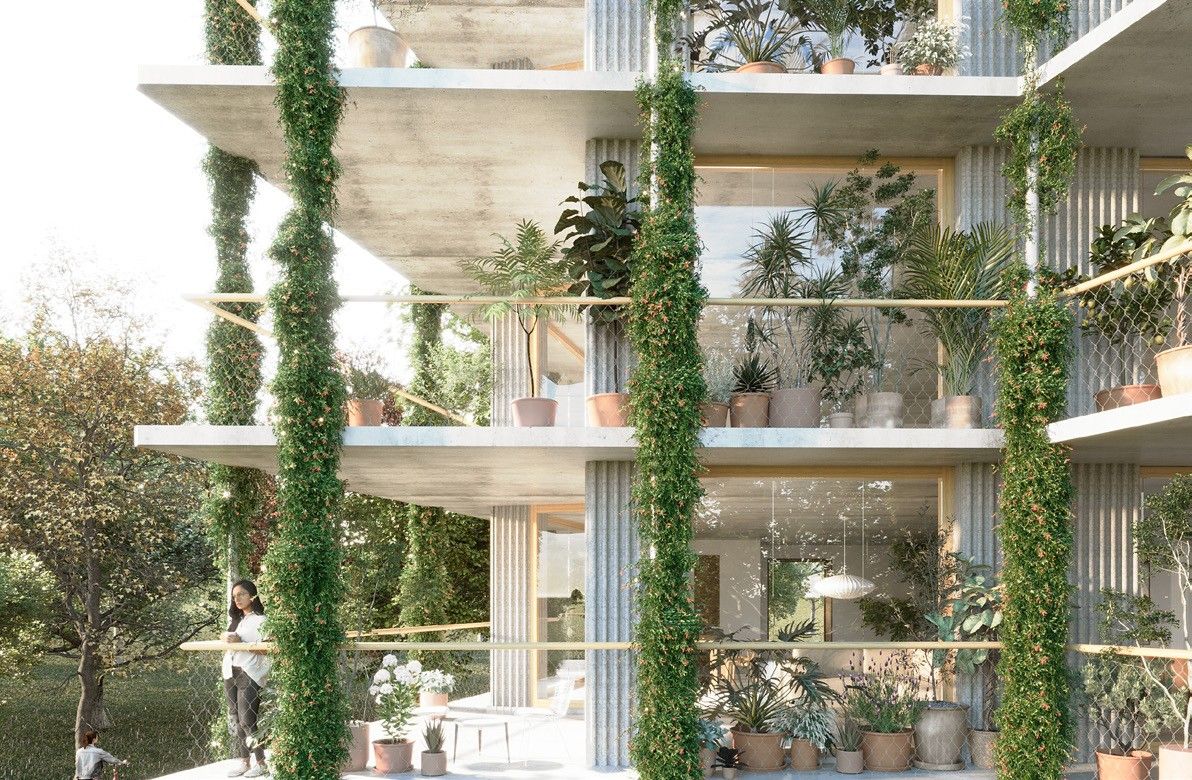 Green Facade Detail